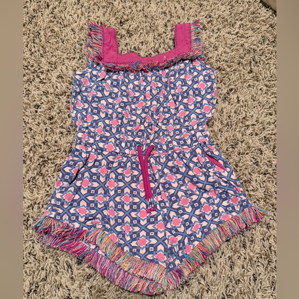 Matilda Jane Pink and Blue Patterned Bodysuit